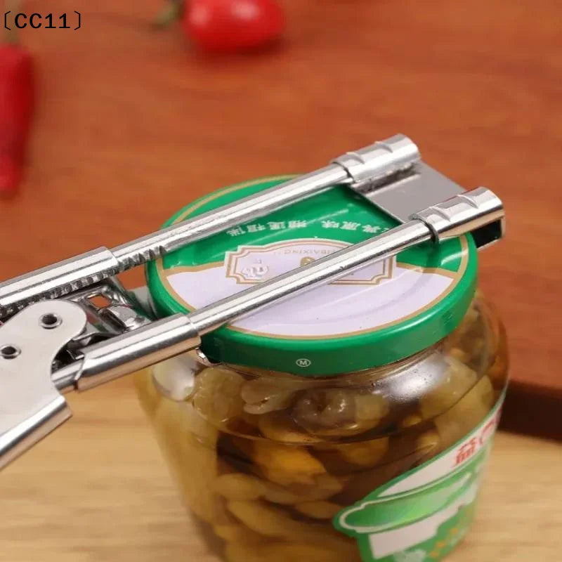 Stainless Steel Multi-Function Can & Bottle Opener – Easy Grip Can & Bottle Opener Qme