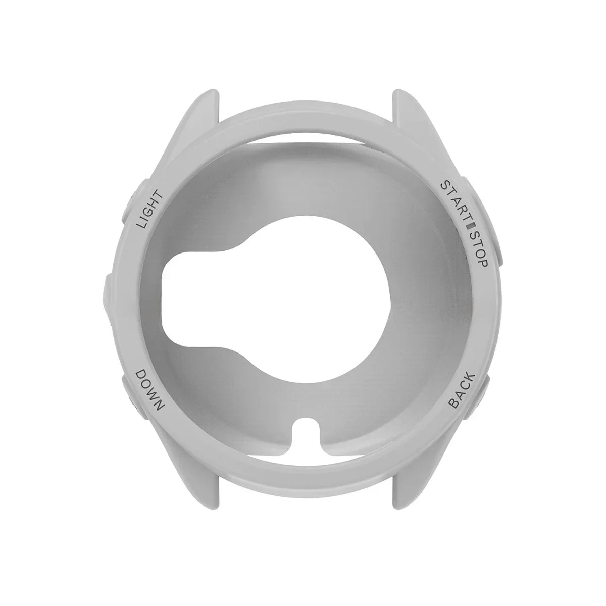 Silicone Case for Garmin Forerunner 965 – Scratch Protection Cover Watch Protection Case Qme Grey for Forerunner 965