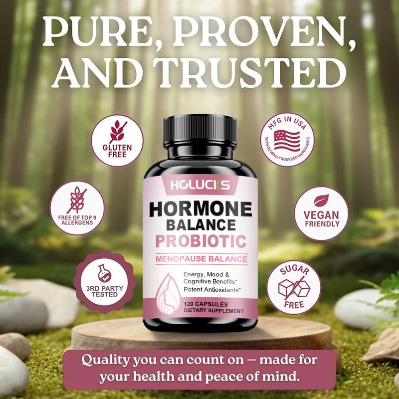 Hormone Balance Capsules – Zinc, L-Tyrosine, Mood & Immune Support Wellness Supplement Qst