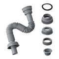 Expandable Kitchen Sink Drain Pipe Connecting Hose 32 45 56mm Sink Drain Hose Qme Default Title
