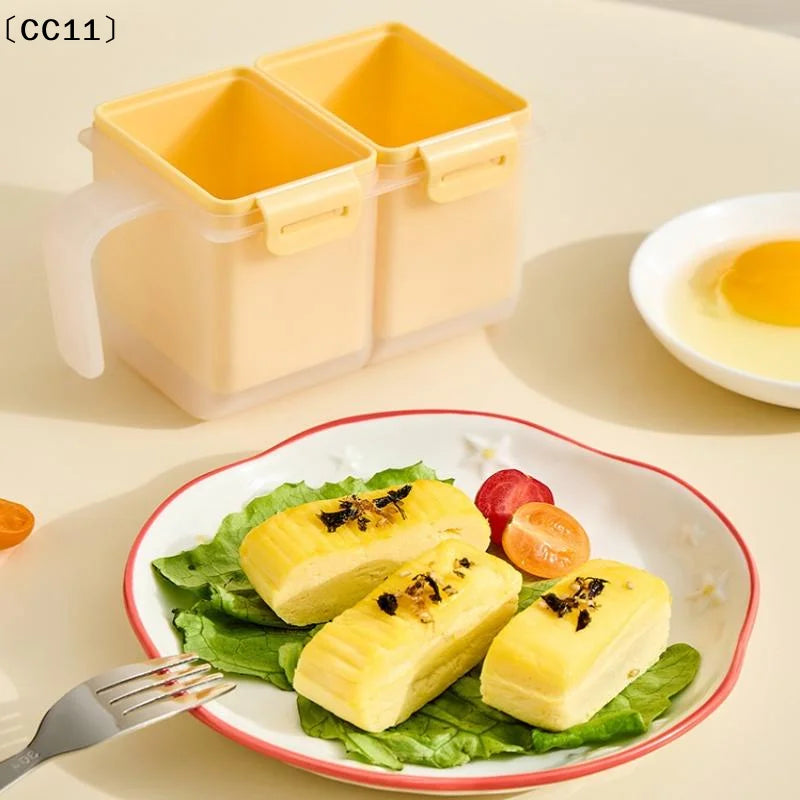 Microwave Tamagoyaki Egg Mold – Dual Cavity Easy Release Egg Cooking Mold Qme