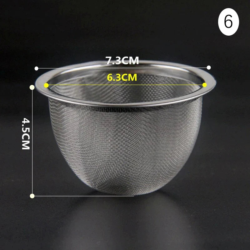 304 Stainless Steel Reusable Loose Leaf Tea Infuser Strainer Tea Infuser Strainer Qme 6