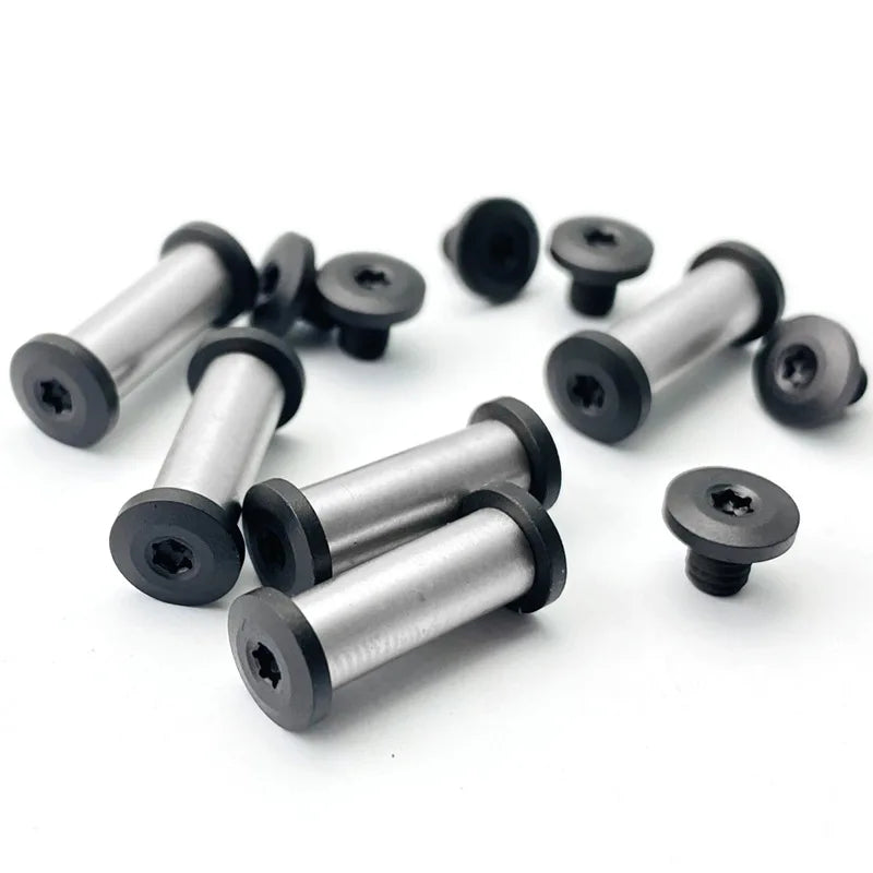 M3.5/M4 Stainless Steel Knife Handle Lock Screws – 10 Sets DIY Knife Handle Screws Qst as picture 6MM-10-10PCS