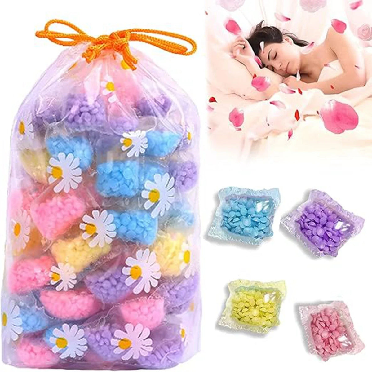 Long-Lasting Laundry Scent Beads Detergent Capsule Ball Laundry Scent Booster Qme