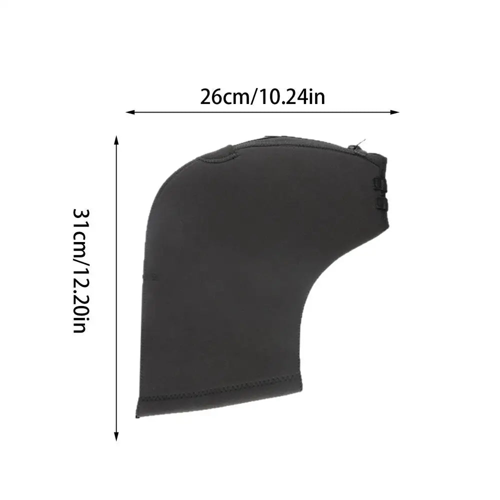 Cold-Resistant Mountain Bike Gloves – Breathable & Warm Cycling Gloves Qme black
