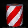 Reflective Safety Warning Tape – Self-Adhesive PVC Twill Reflective Safety Tape Qme width 20cm 10m