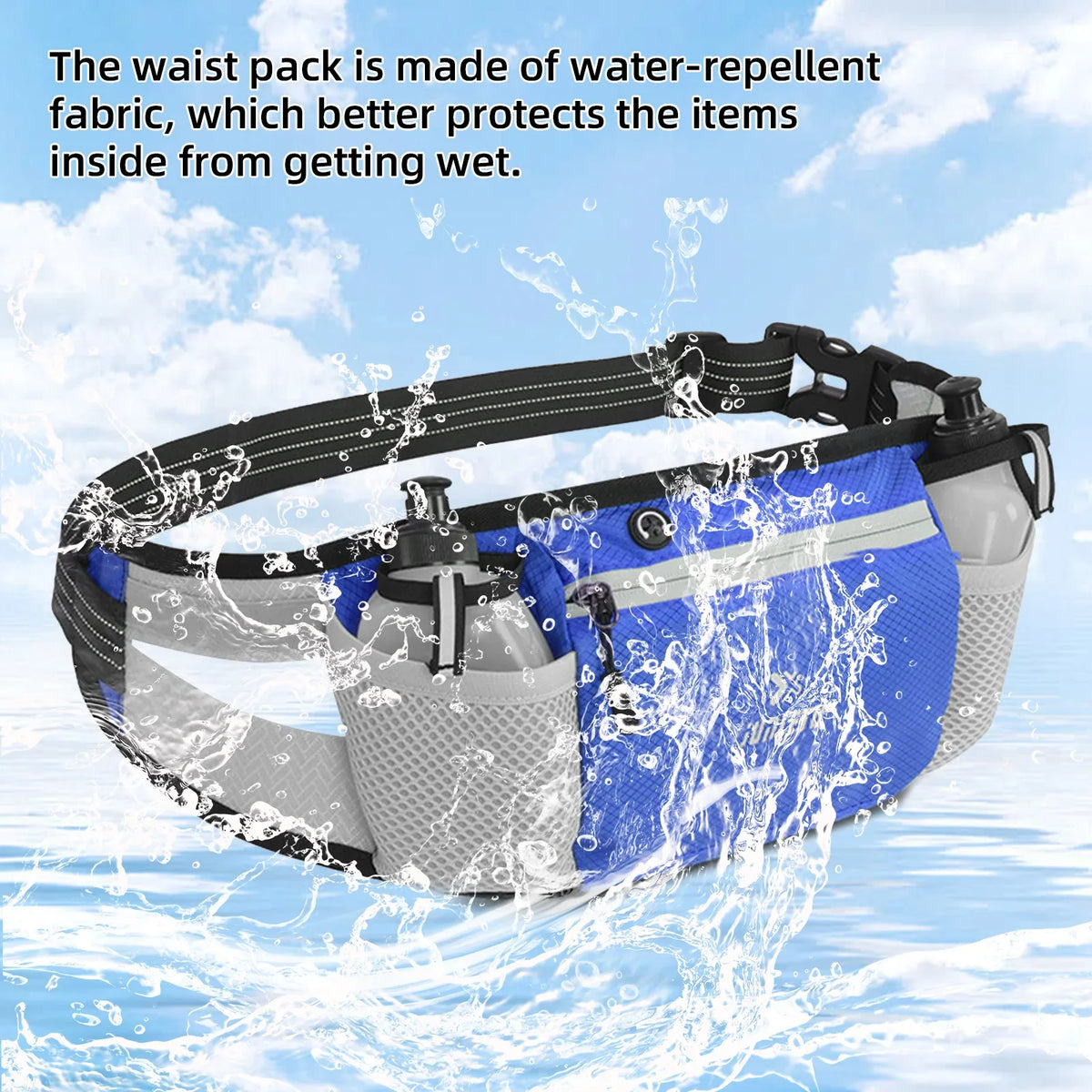 Running Belt Waist Pack – Water-Resistant & Breathable Running Waist Pack Qme