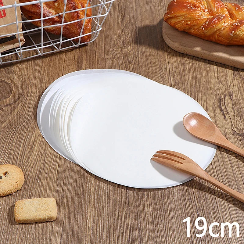 Round Parchment Paper Liners – Non-Stick Baking & BBQ Circles Parchment Paper Liners Qme 19cm