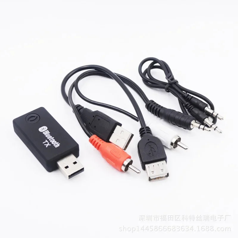 Wireless USB Bluetooth 4.0 Adapter – Audio Receiver & Transmitter Bluetooth USB Adapter Qme black