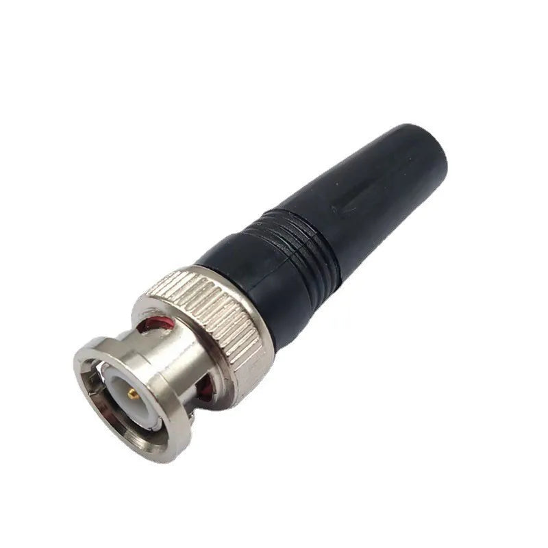 BNC Male Twist-On Connector for RG59 Coaxial CCTV Cable Coaxial Cable Connector Qme straight BNC Male 20pcs