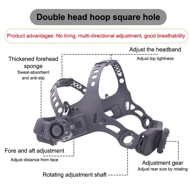 Adjustable Welding Helmet Head Band Headgear Replacement Welding Helmet Accessory Qme A4