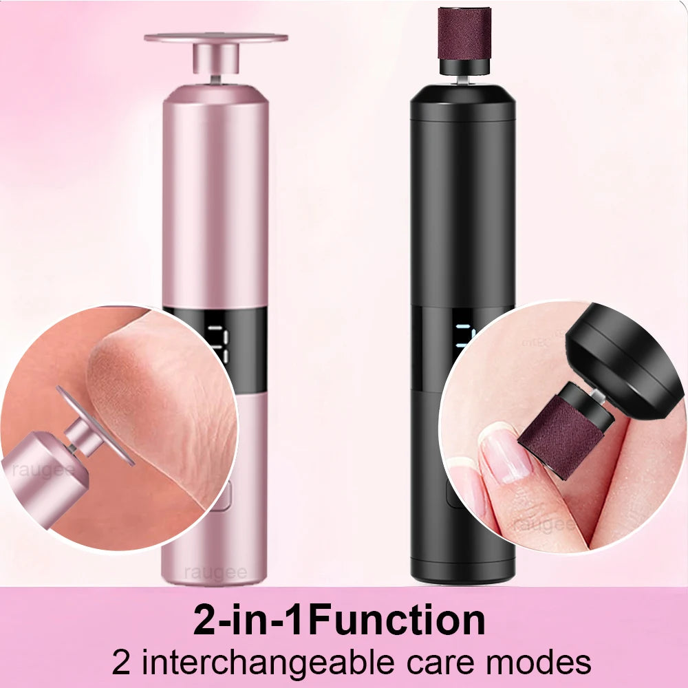 Electric Foot Callus Remover – Rechargeable Foot File & Grinder Electric Foot File Qst
