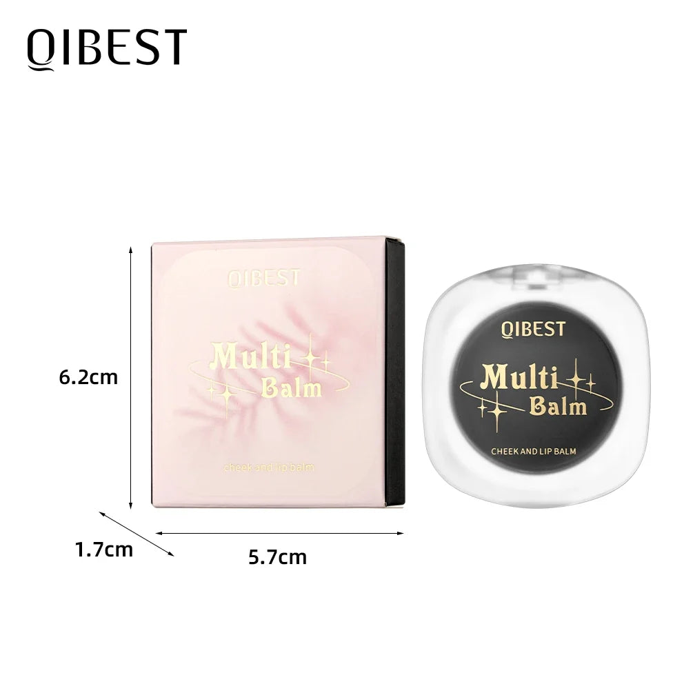QIBEST pH Color-Changing Blush Balm Lipstick | Lip & Cheek Blush Balm Lipstick Qme