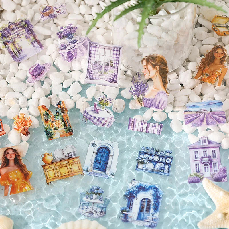 Vintage Scrapbooking Stickers DIY Collage Journal Kit Scrapbooking Sticker Kit Qme