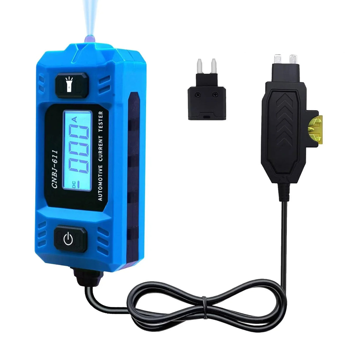 Automotive Fuse Current Tester – Car Circuit Fault Analyzer 20A Automotive Diagnostic Tool Qme Blue