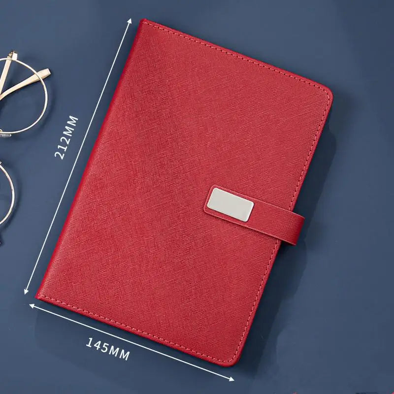 Deluxe PU Leather Notebook Set with Stylus Pen & Refill Leather Notebook Set Qme