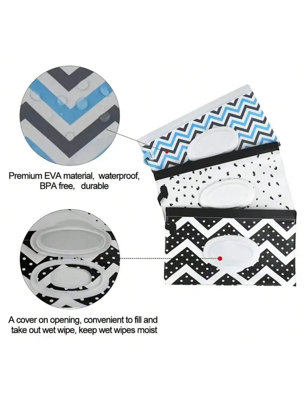 Reusable Wet Wipes Dispenser Box | Portable Travel Case Travel Wipes Dispenser Qme