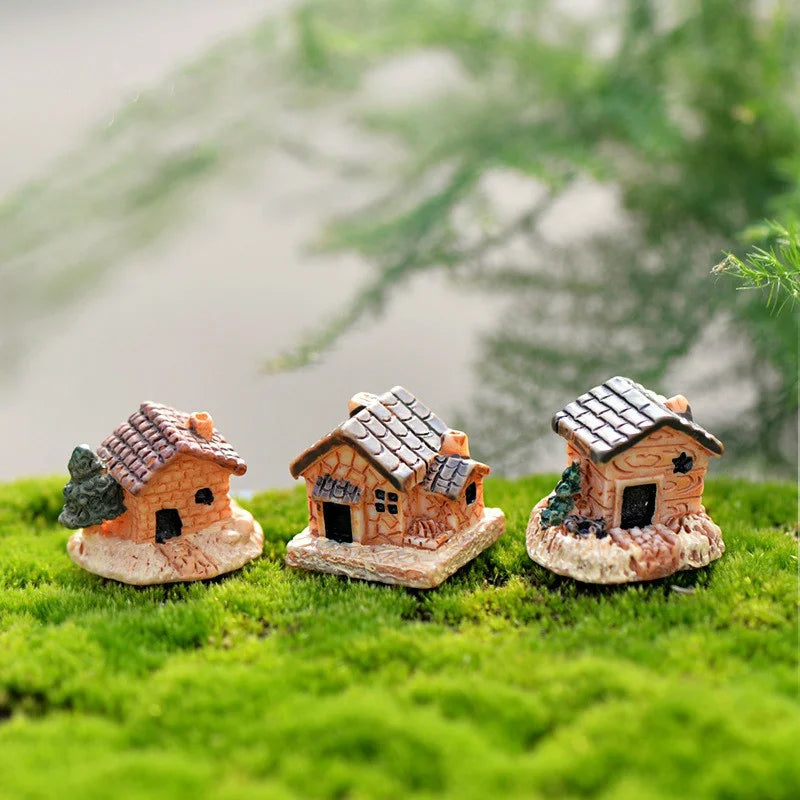 Mini Dollhouse Stone Resin Decorations – DIY Home & Garden Miniature Resin Decor Qme