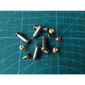 10Pcs Knife Handle Bolt Rivets Stainless Steel M4 Screws Knife Handle Fasteners Qst Gold 5MM-1-10PCS