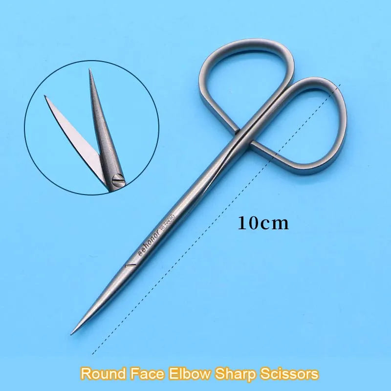 Twisted Handle Tissue Separating Scissors – Eyelid Beauty Tool Beauty Scissors Qme