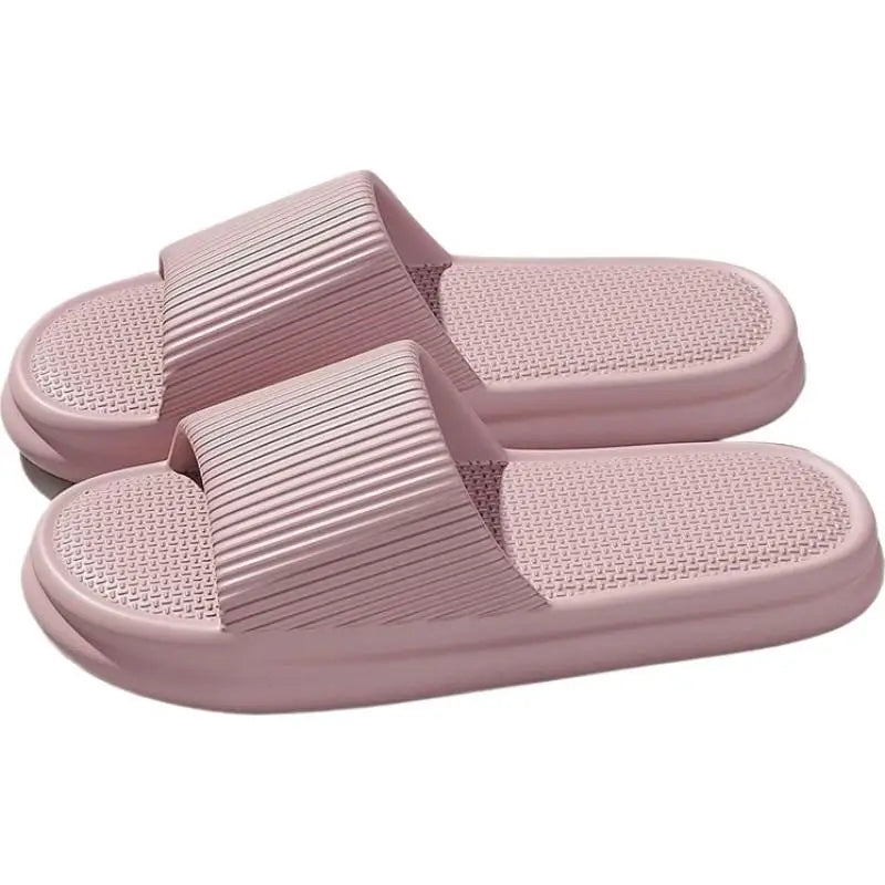 Women's Thick Platform EVA Slippers – Soft Sole Home Slides Platform EVA Slippers Qme 38 Pink