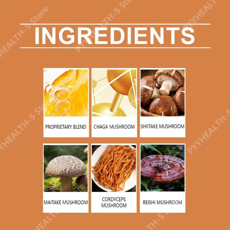 Mushroom Tincture Drops – Chaga Reishi Cordyceps Blend 60ml Mushroom Tincture Qst