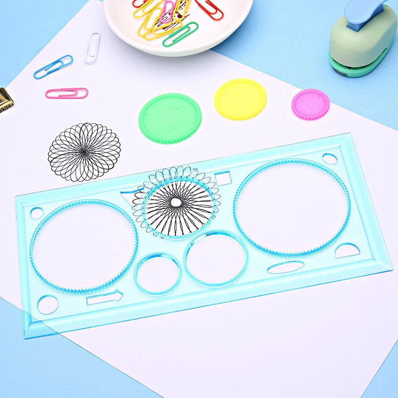 Multifunctional Curve Ruler Set – Drawing Gauge & Template Kit Drawing Ruler Set Qme