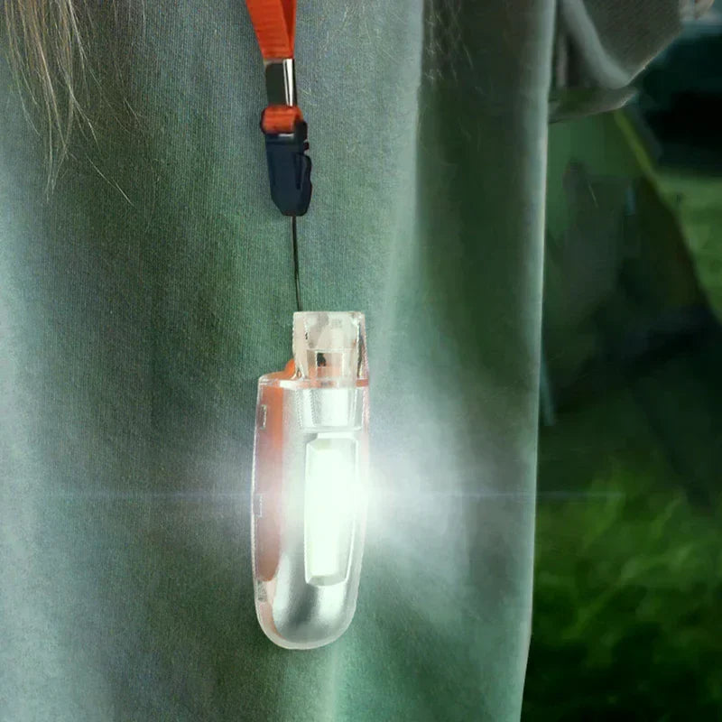 Survival Whistle with LED Flashlight | Mini USB Rechargeable Survival Whistle Torch Qme