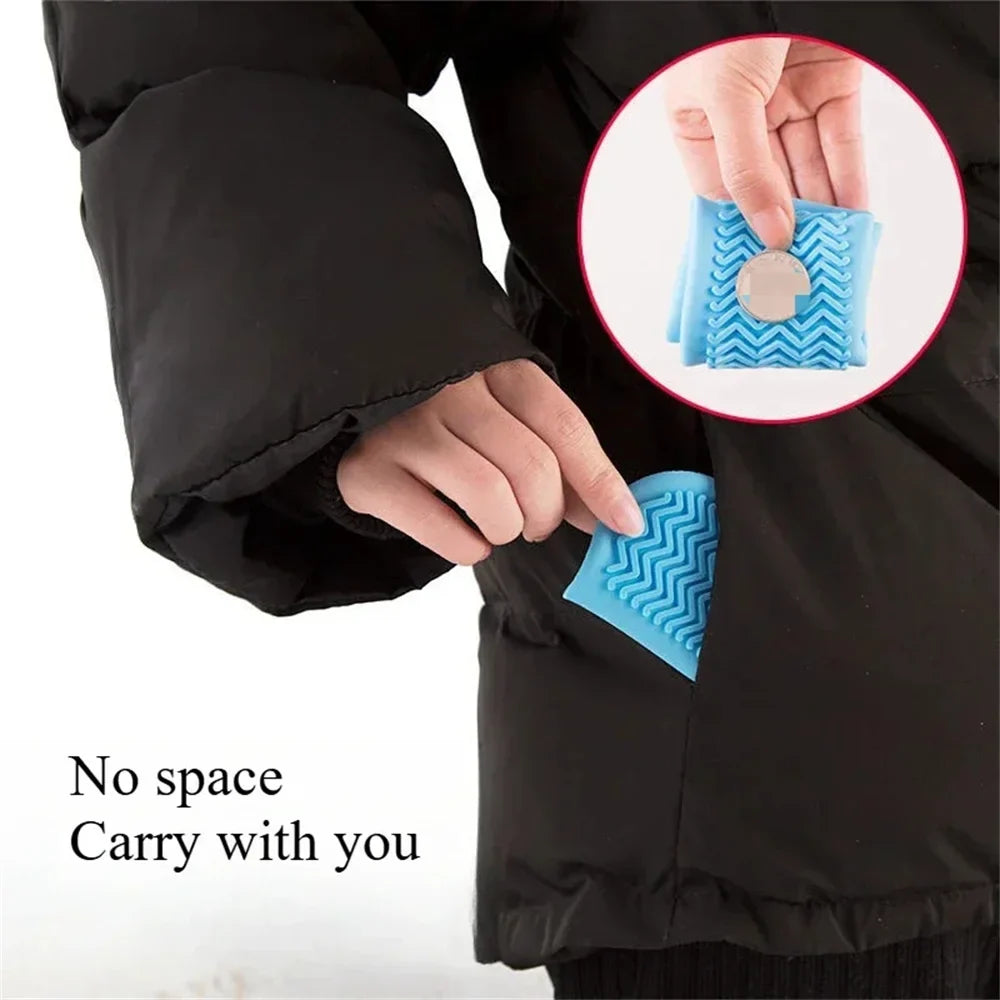 Silicone Waterproof Overshoes – Reusable Rain Boot Covers Waterproof Overshoes Qme
