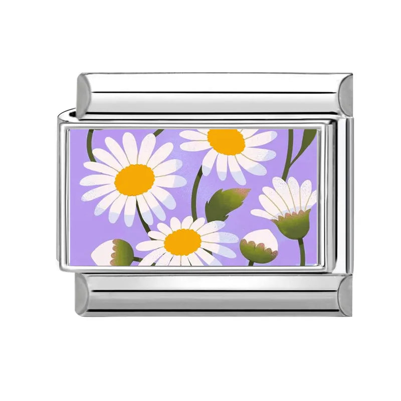 Modular Italian Charm Links – Lotus, Cactus & Sun Designs Modular Charm Links Qme Style 5