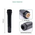 360° Pop-Up Lawn Sprinkler – 1/2" Thread, 4–5m Coverage Popup Lawn Sprinkler Qst Default Title