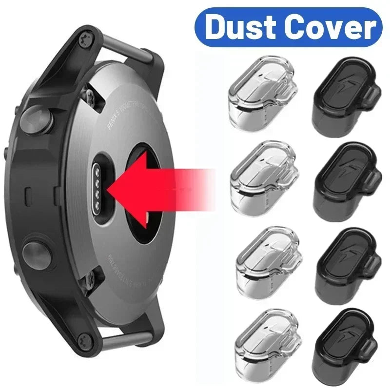 Dustproof Charging Port Cover Cap for Garmin Forerunner & Fenix Smartwatch Port Cover Qme