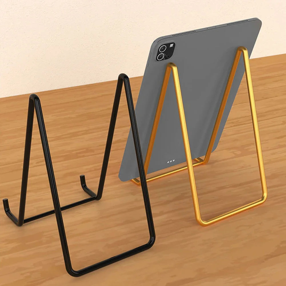 Metal Desktop Easel Stand – Photo, Art & Plate Display Holder Easel Display Stand Qme