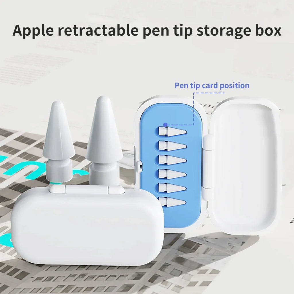 Apple Pencil Tip Storage Box – Compatible Gen 1 & 2 Pencil Tip Storage Box Qme