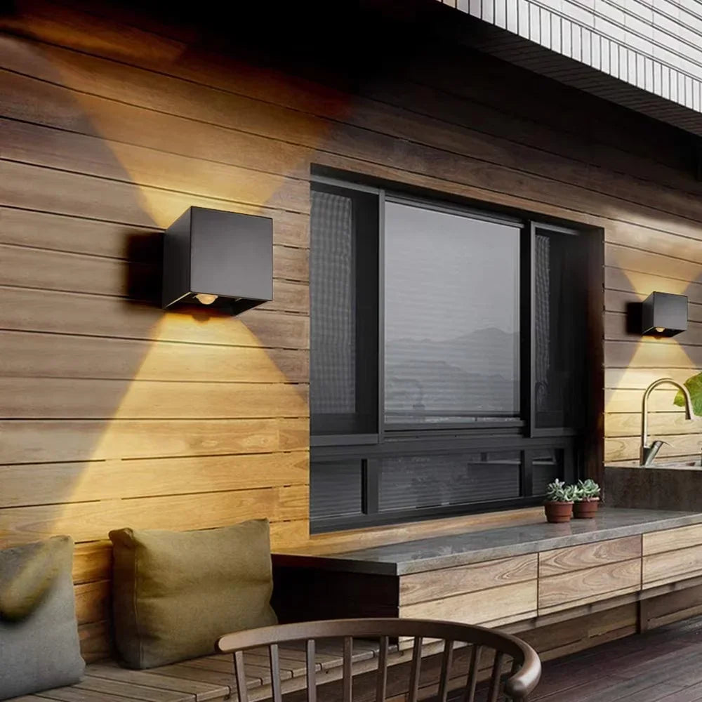 IP65 Motion Sensor LED Wall Sconce 12W – Outdoor Porch Light Outdoor Wall Sconce Qme