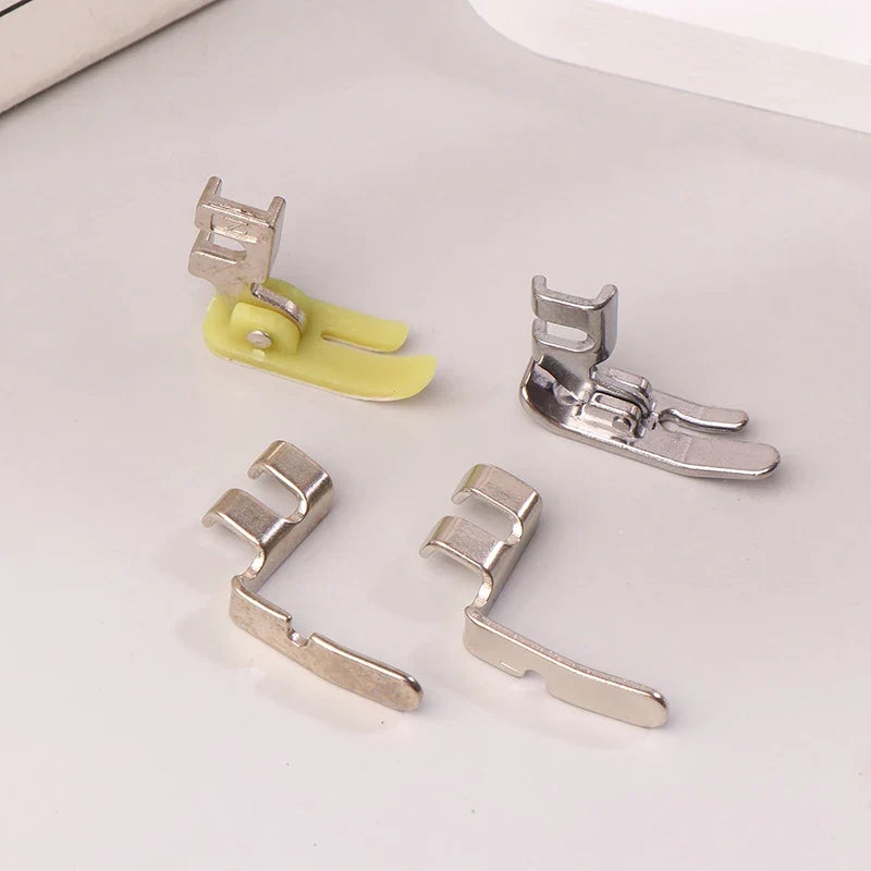 Zipper Presser Foot Set – Left & Right, Steel & Plastic, 4 Pcs Zipper Presser Foot Qme