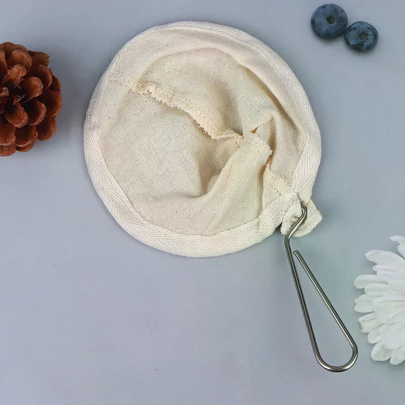 Reusable Coffee Cloth Strainer & Tea Filter Mesh Basket Coffee Tea Filter Qme