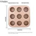 Carbon Steel Non-Stick Mini Cupcake & Muffin Baking Pan Cupcake Baking Pan Qst 9PCS