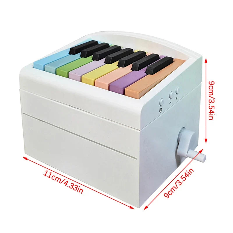 2026 Interactive Desk Calendar with Mini Piano & 52 Music Sheets Interactive Desk Calendar Qme