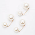 Double Pearl Brooch Pin | Elegant Anti-Fade Women's Brooch Pearl Brooch Pin Qme A2 China Mainland