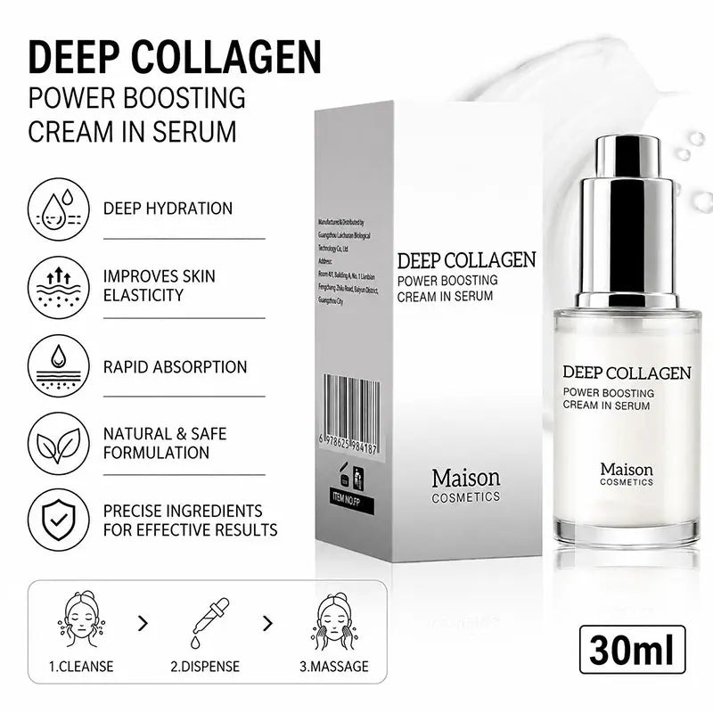 Deep Collagen Face Serum Cream – Hydrating & Nourishing Collagen Face Serum Qme