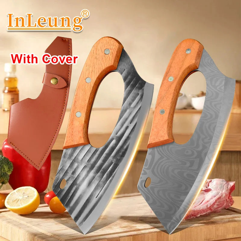 Chef Knife 5Cr15Mov Stainless Steel Wood Handle | 20.5cm Kitchen Chef Knife Qst