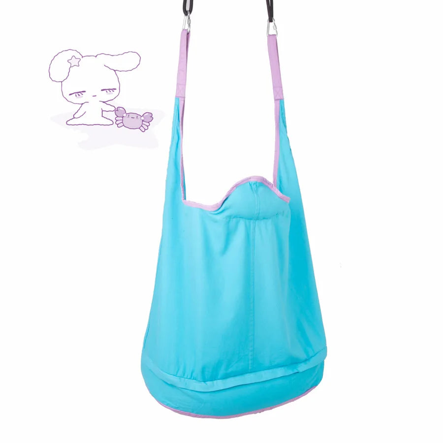 Pod Swing Chair Hammock Seat with Inflatable Pillow & Pockets Pod Swing Chair Qst