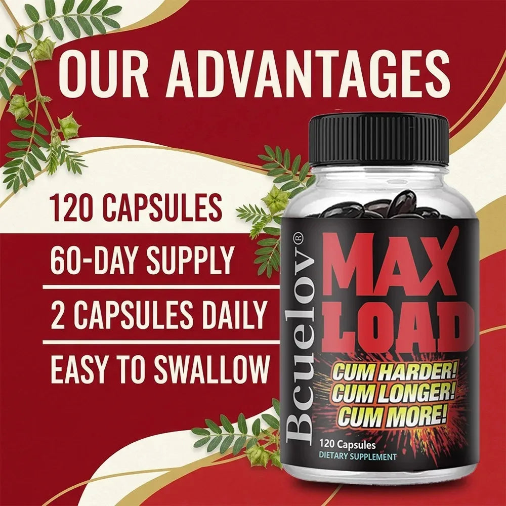 VITALXTRA Men's Maca Energy & Endurance Supplement | Non-GMO Men's Supplement Qst