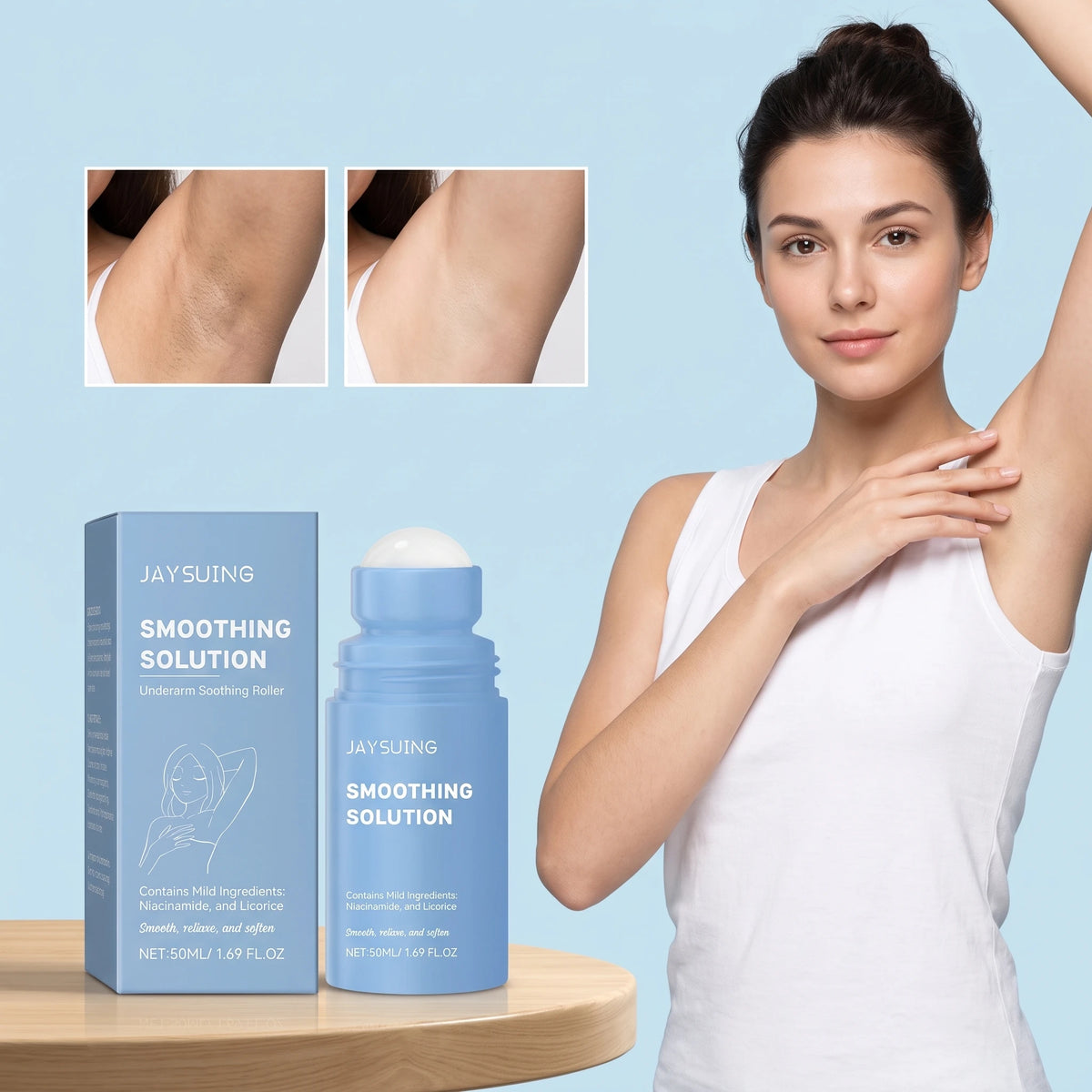 50ml After-Shave Soothing Roller – Centella Pore Care After-Shave Roller Qst