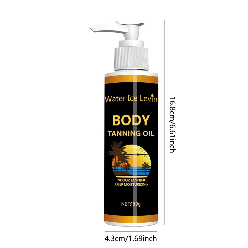 Coconut Body Tanning Oil – Deep Hydration Sunless Glow Sunless Tanning Oil Qme