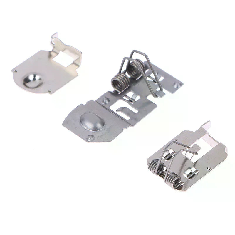 Wii Remote Nunchuck Battery Holder – Durable Metal Replacement Game Controller Part Qme