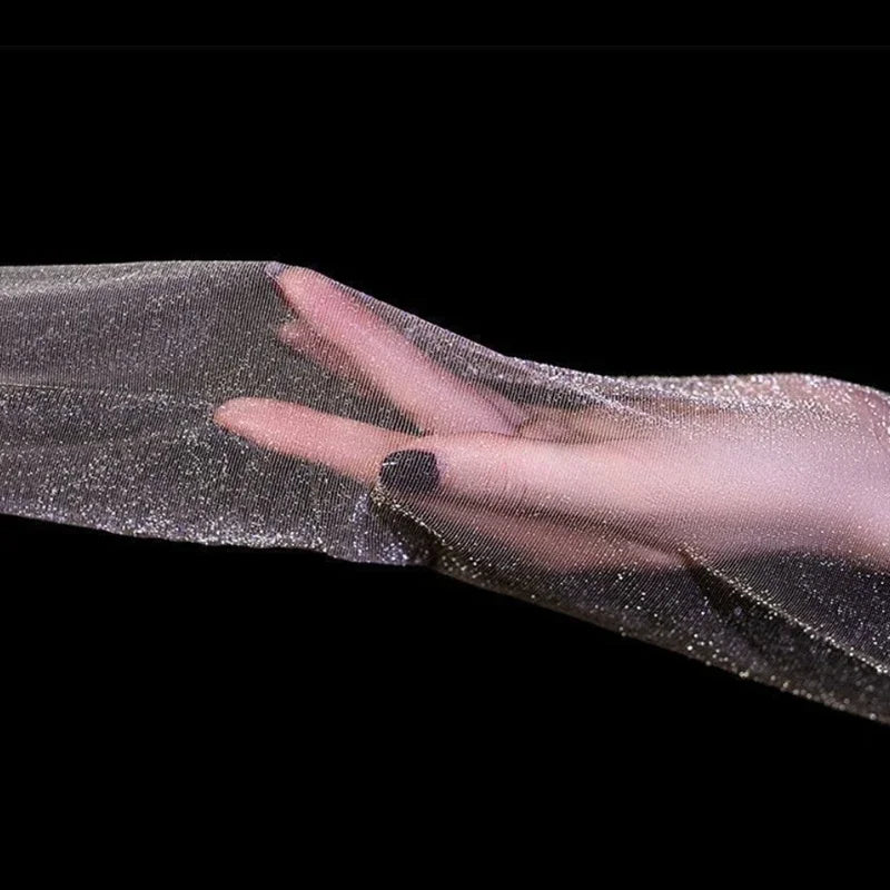 Shiny Transparent Pantyhose Tights for Women | Silk Look Shiny Pantyhose Tights Qme