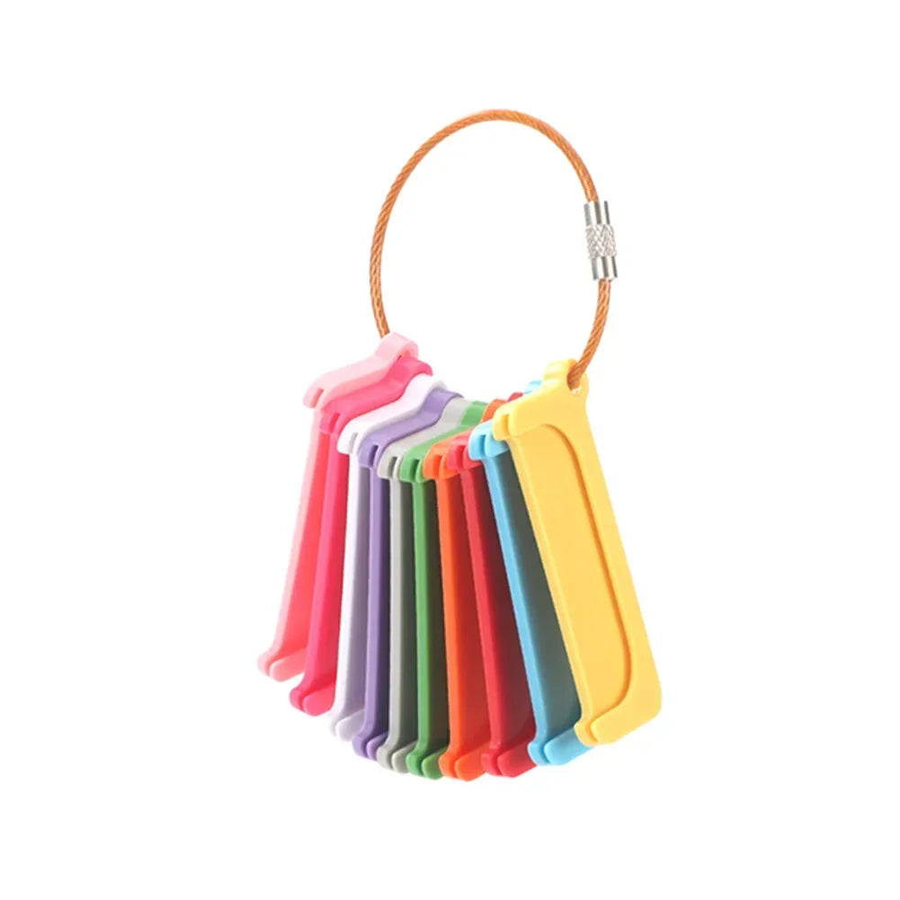 Reusable Yoto Card Holder with Metal Ring Loop | Travel Case Card Organizer Case Qme
