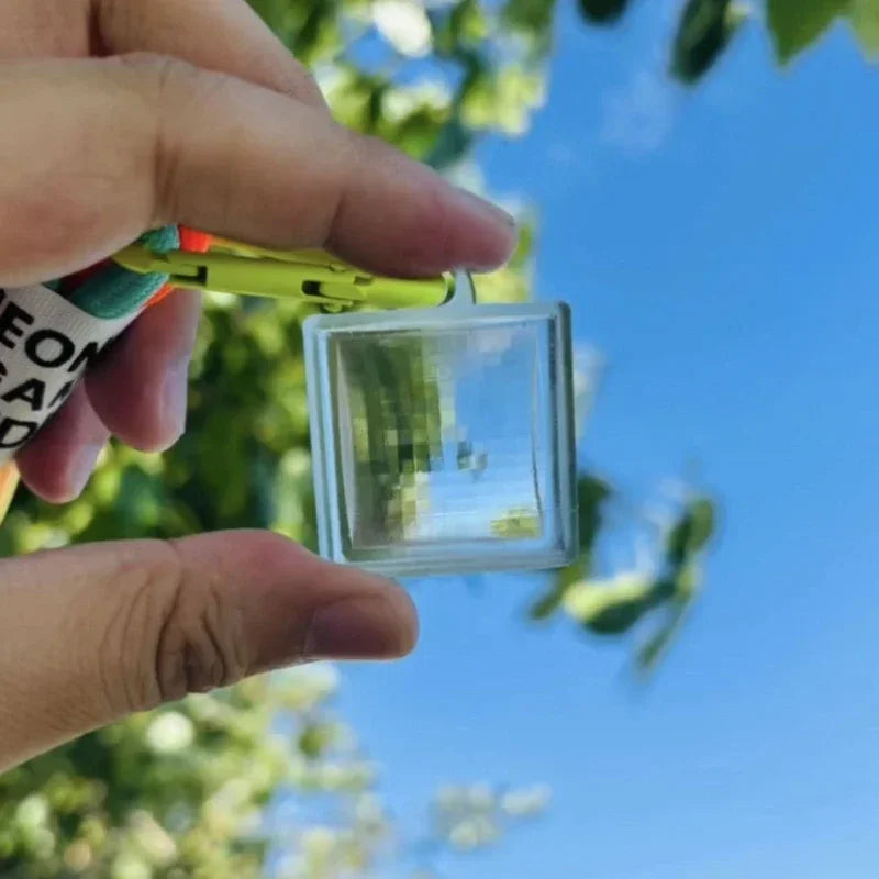 Transparent Acrylic Mosaic Keychain – Pixel Photo Tool Acrylic Mosaic Keychain Qme